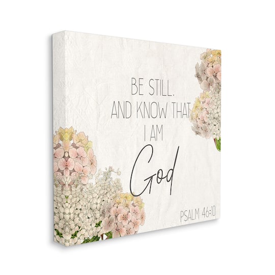 Stupell Industries Be Still Flower Wall Accent